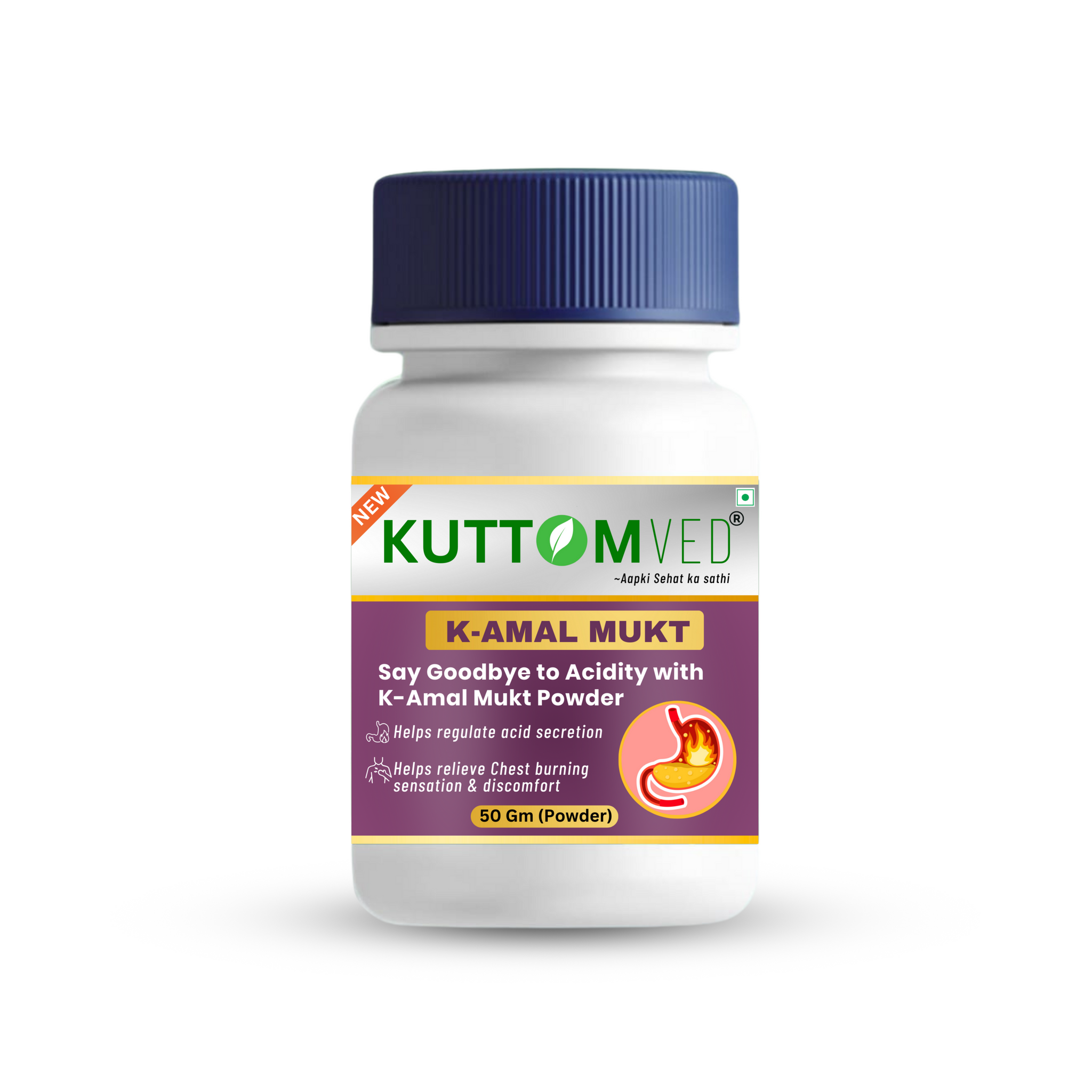 Kuttomved Acidity Care Ayurvedic Powder | K-AMAL MUKT